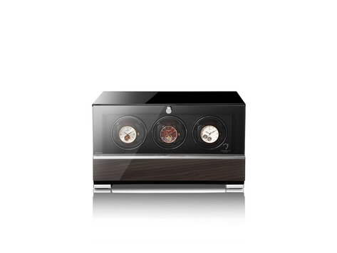 Modalo CLASICO PREMIUM Uhrenbeweger 3 Uhren makassar-schwarz