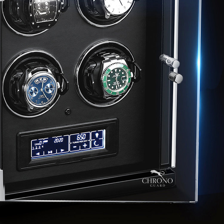 Chronoguard Switzerland Continuous Uhrenbeweger für 4 Uhren PatentSystem