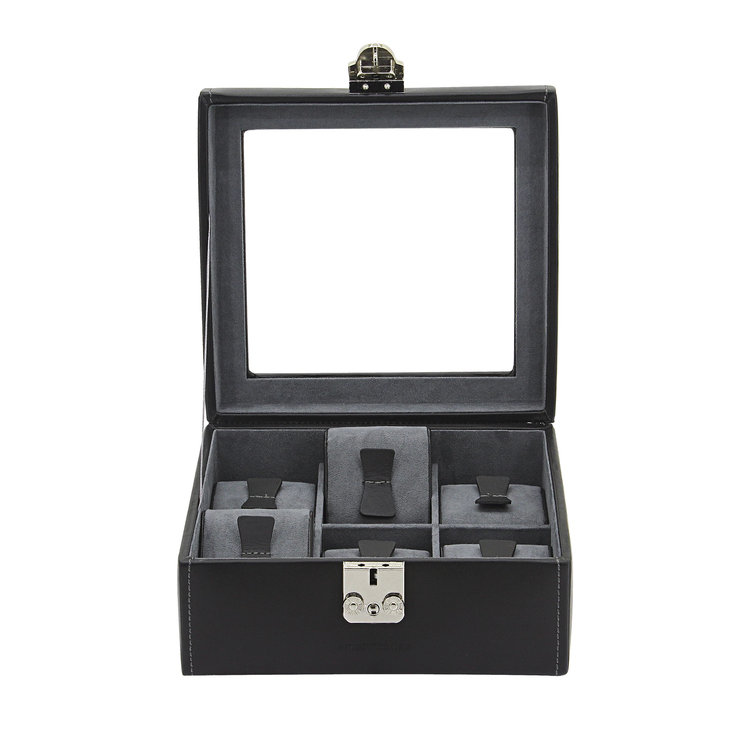 Friedrich Uhrenkoffer Infinity für 6 Uhren Leder