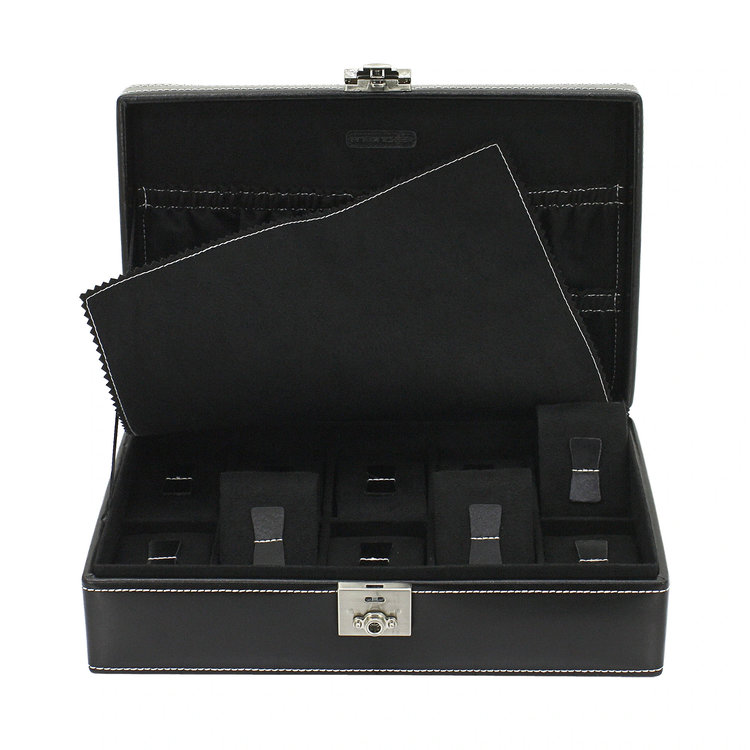 Friedrich Uhrenkoffer London für 10 Uhren aus Leder