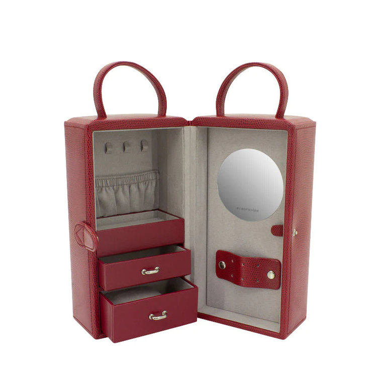 Friedrich Schmuckkoffer Milano 2-Tone Lizard-Optik 20141-4