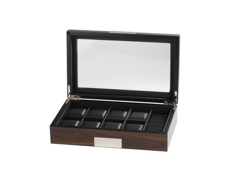 leonardo louis Uhrenbox Modena 8 Dark Wood  Edition
