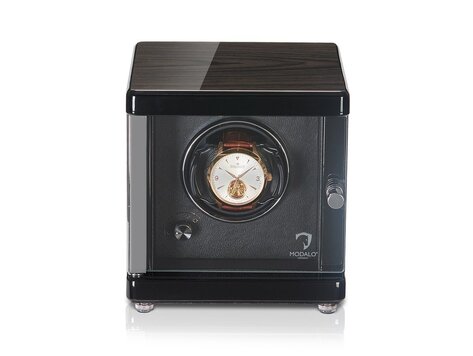 Modalo AMBIENTE Uhrenbeweger 1 Uhr Schwarzes-Makassar