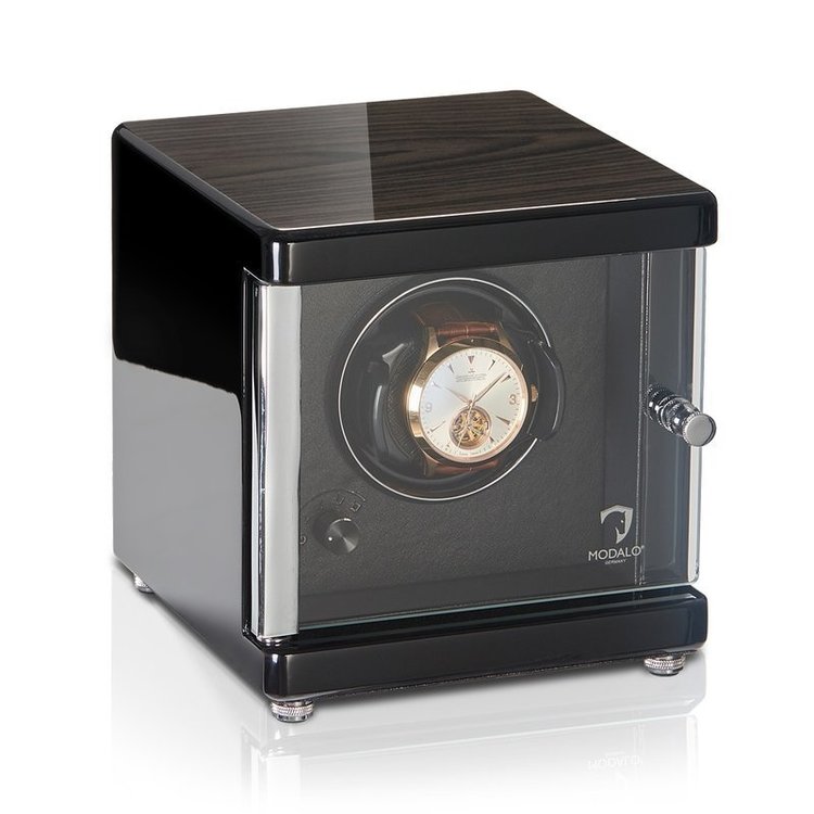 Modalo AMBIENTE Uhrenbeweger 1 Uhr  Schwarzes-Makassar