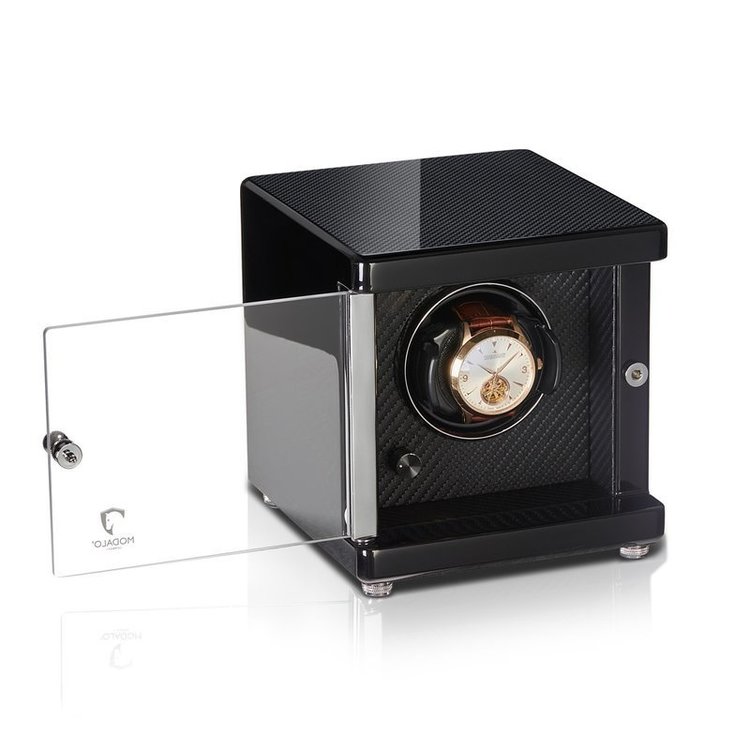 Modalo AMBIENTE Uhrenbeweger 1 Uhr Carbon