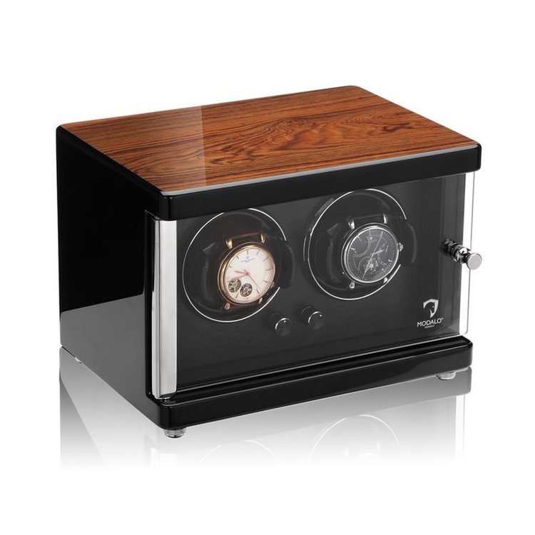 Modalo AMBIENTE Uhrenbeweger 2 Uhren WALNUSS