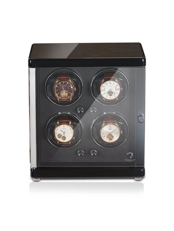 Modalo Uhrenbeweger AMBIENTE Uhrenbeweger 4 Uhren  HOCHGLANZ Schwarz