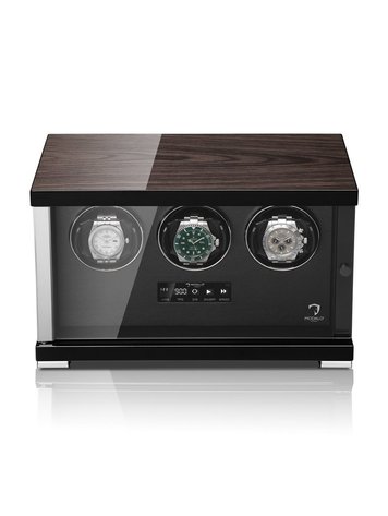 Modalo Uhrenbeweger SHOWTIME Uhrenbeweger für 3 Uhren MAKASSAR