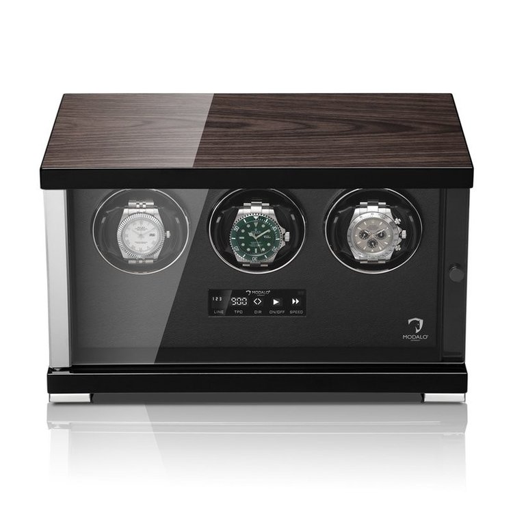 Modalo SHOWTIME Uhrenbeweger für 3 Uhren MAKASSAR