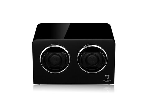 Modalo INSPIRATION Uhrenbeweger für 2 Uhren hochglanz-schwarz