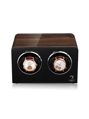 Modalo Uhrenbeweger INSPIRATION Uhrenbeweger für 2 Uhren walnuss-schwarz
