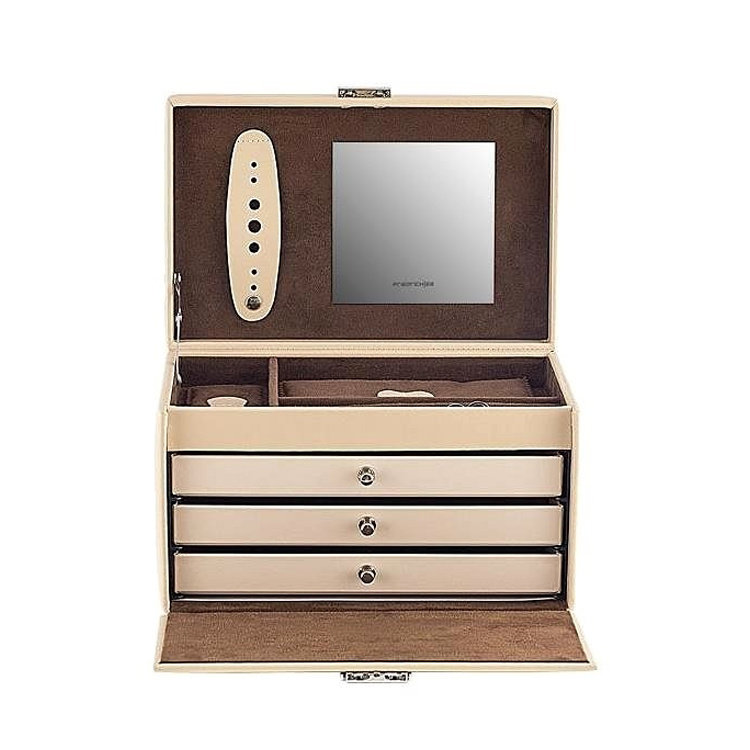 Friedrich  Schmuckkoffer Cordoba Leder Beige
