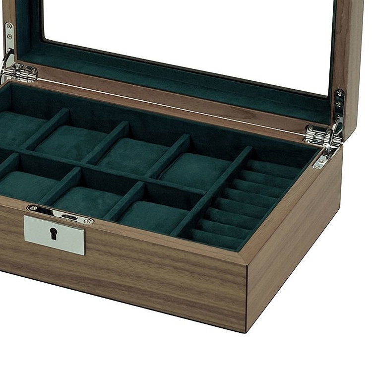 leonardo louis  Uhrenbox Borneaux 8+ Wallnuss