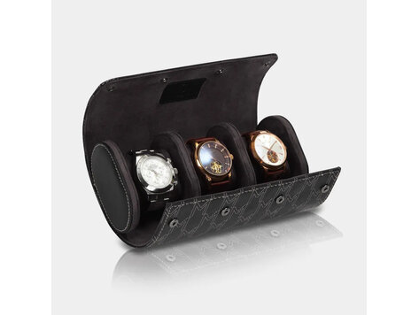 Modalo OPTIMUS Uhrenrolle 3 Uhren schwarz