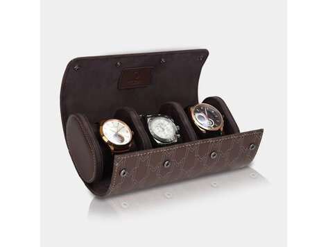 Modalo OPTIMUS Uhrenrolle 3 Uhren braun