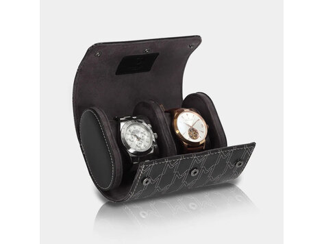 Modalo OPTIMUS Uhrenrolle 2 Uhren schwarz