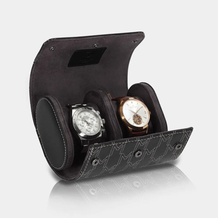 Modalo OPTIMUS Uhrenrolle 2 Uhren schwarz