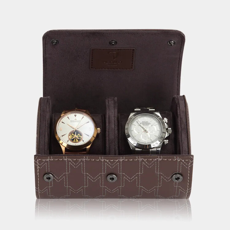 Modalo OPTIMUS Uhrenrolle 2 Uhren braun