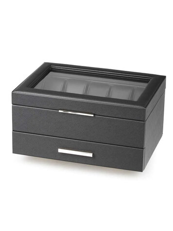 Chronoguard Switzerland Uhrenbox  10+ Uhrenaufbewahrung  schwarz