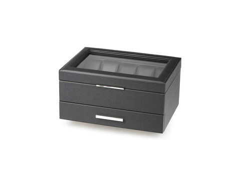 Chronoguard Switzerland Uhrenbox  10+ Uhrenaufbewahrung  schwarz