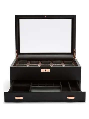 Wolf 1834 Axis 488216 Axis - Copper Uhrenboxen 10er Uhrenbox mit Schublade
