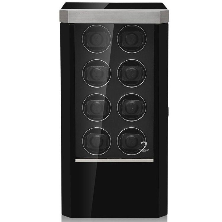 Modalo  ROYAL Uhrenbeweger für 8 Uhren schwarz