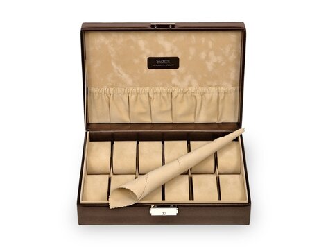 Uhrenetui für 12 Uhren new classic / mocca