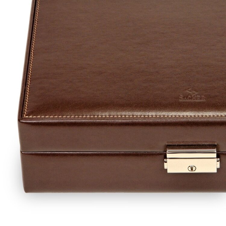 Sacher Uhrenetui für 12 Uhren new classic / mocca
