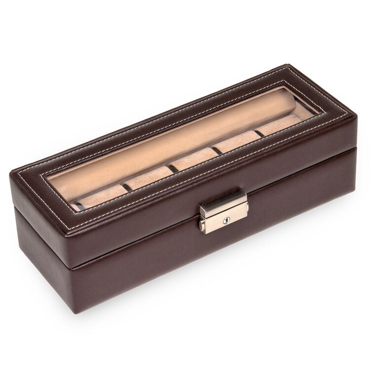 Uhrenetui für 6 Uhren new classic / mocca