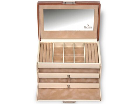 Schmuckkasten Elly travel / cream