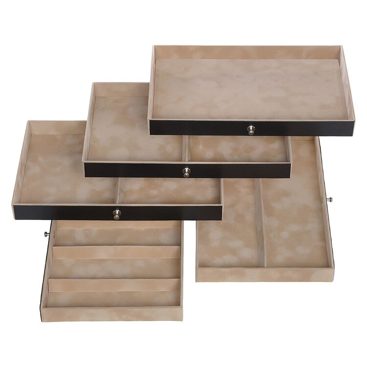 SACHER Schmuckkasten Nina new classic / schwarz (Leder)