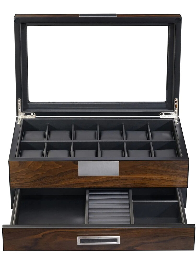 leonardo louis  Luxus Uhrenbox Lucerna 2382W für 12 Uhren