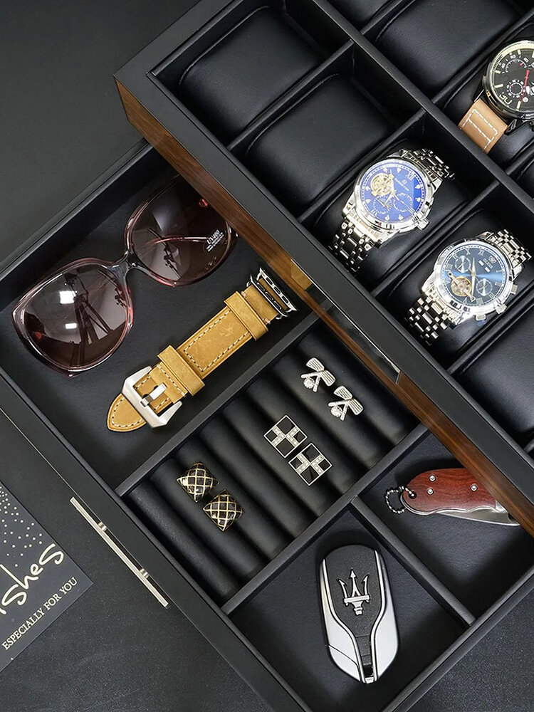 leonardo louis  Luxus Uhrenbox Lucerna 2382W für 12 Uhren