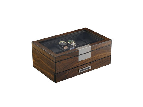 leonardo louis Luxus Uhrenbox Lucerna 2382W für 12 Uhren