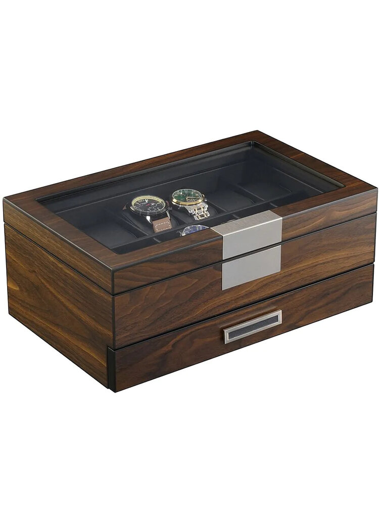 leonardo louis  Luxus Uhrenbox Lucerna 2382W für 12 Uhren