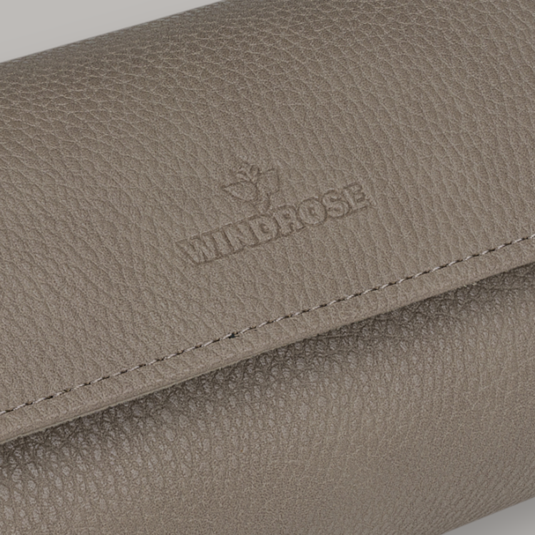 Windrose Uhrenetui für 3 Uhren Tempora / taupe