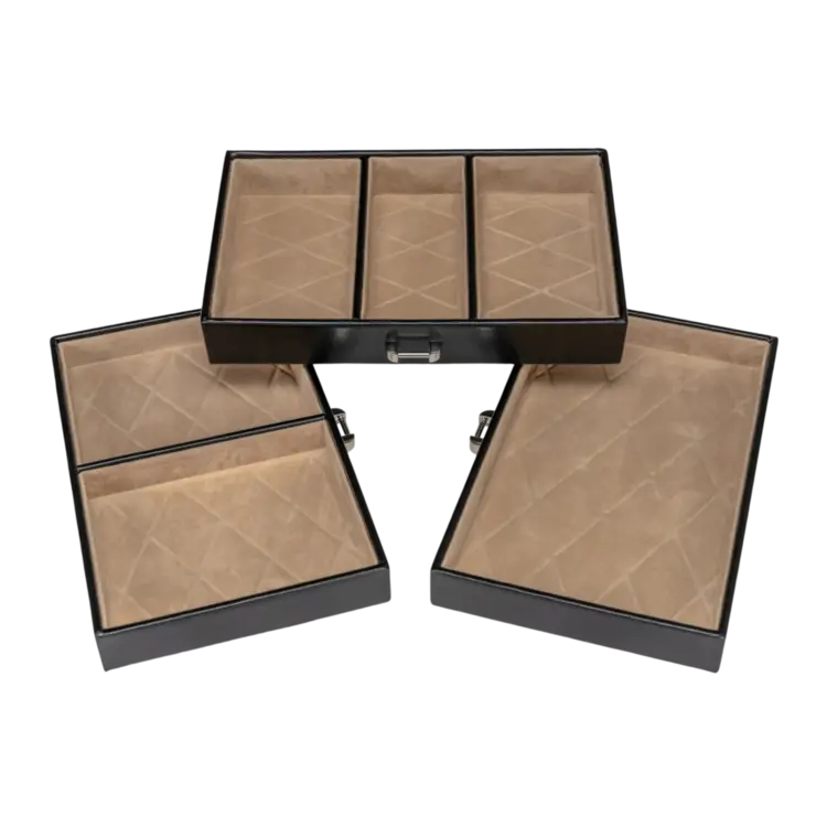 Schmuckkoffer Merino / schwarz Kollektion: Merino | Farbe: schwarz