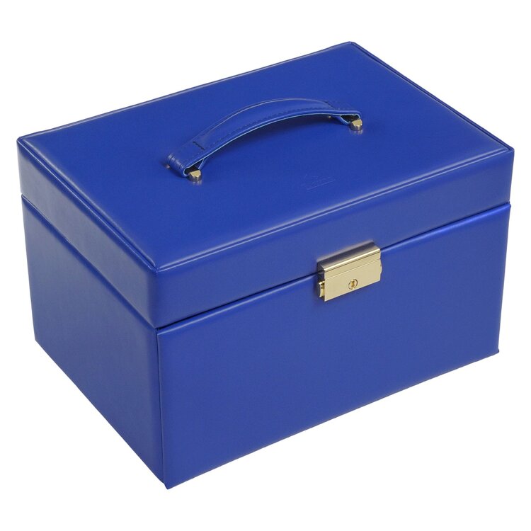 Sacher  Schmuckkasten Karen colisimo / blau (Vollrindleder) Kollektion: colisimo | Farbe: blau