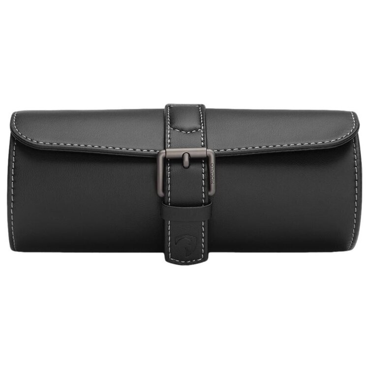 Modalo GENIUS Uhrenrolle für 3 Uhren SCHWARZ