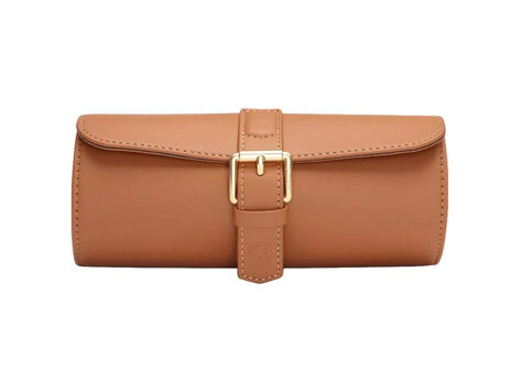 Modalo GENIUS Uhrenrolle für 3 Uhren  Hellbraun