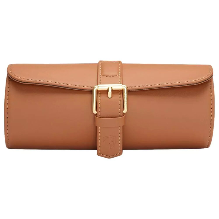 Modalo GENIUS Uhrenrolle für 3 Uhren  Hellbraun