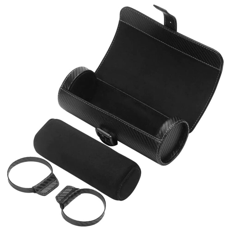 Modalo Uhrenbeweger GENIUS Uhrenrolle für 3 Uhren Carbon schwarz
