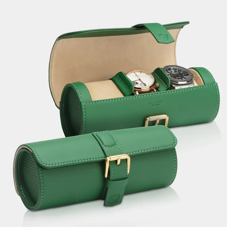 Modalo GENIUS Uhrenrolle für 3 Uhren  grün