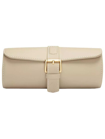 Modalo Uhrenbeweger Uhrenrolle für 3 Uhren – Mikroleder Beige | Genius