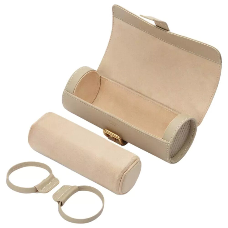 Modalo Uhrenbeweger GENIUS Uhrenrolle für 3 Uhren beige