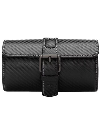 Modalo Uhrenbeweger GENIUS Uhrenrolle für 2 Uhren Carbon