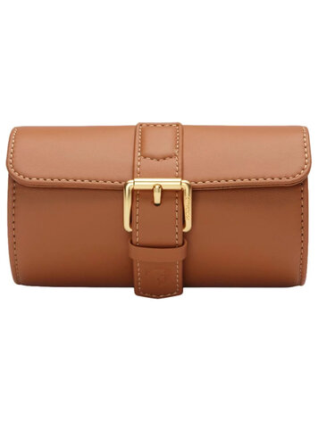 Modalo Uhrenbeweger GENIUS Uhrenrolle für 2 Uhren braun