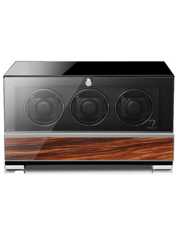 Modalo CLASICO PREMIUM Uhrenbeweger 3 Uhren Palisander
