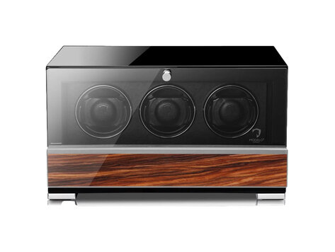 Modalo CLASICO PREMIUM Uhrenbeweger 3 Uhren Palisander