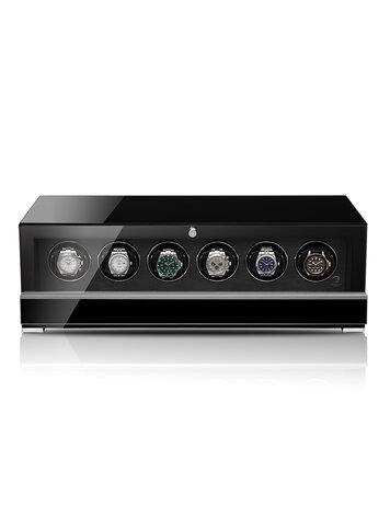 Modalo CLASICO PREMIUM Uhrenbeweger 6 Uhren schwarz